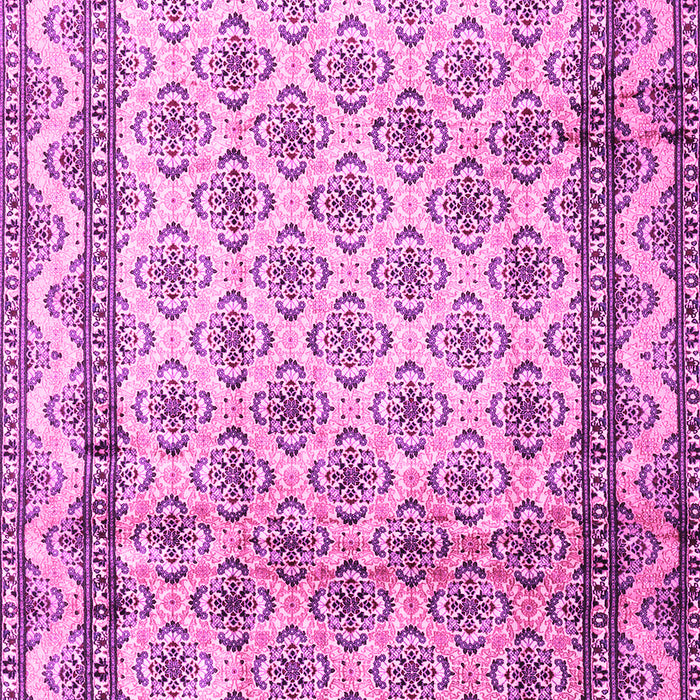 Machine Washable Persian Pink Traditional Rug, wshtr1253pnk