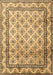 Machine Washable Persian Brown Traditional Rug, wshtr1253brn