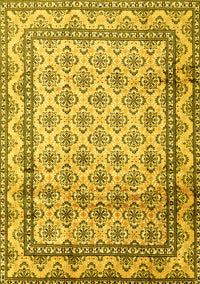 Persian Yellow Traditional Rug, tr1253yw