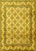 Persian Yellow Traditional Rug, tr1253yw