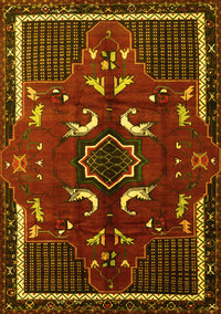 Persian Yellow Traditional Rug, tr1254yw