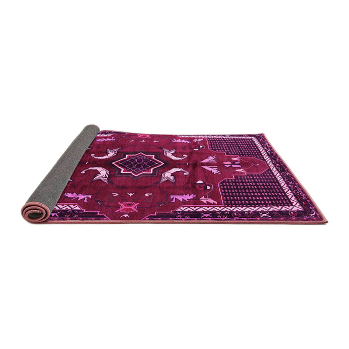 Sideview of Persian Pink Traditional Rug, tr1254pnk