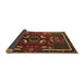 Sideview of Persian Brown Traditional Rug, tr1254brn