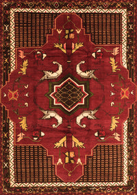 Persian Orange Traditional Rug, tr1254org
