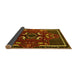 Sideview of Persian Yellow Traditional Rug, tr1254yw