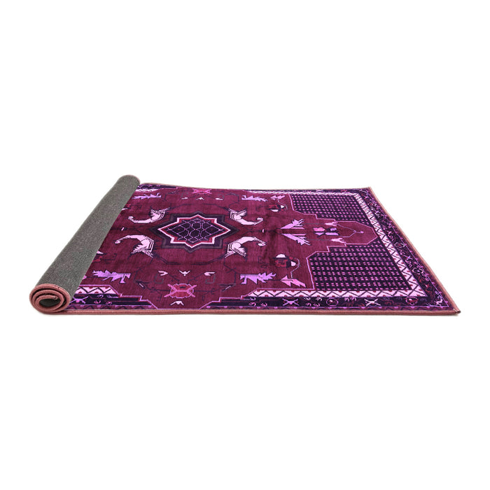 Sideview of Persian Purple Traditional Rug, tr1254pur