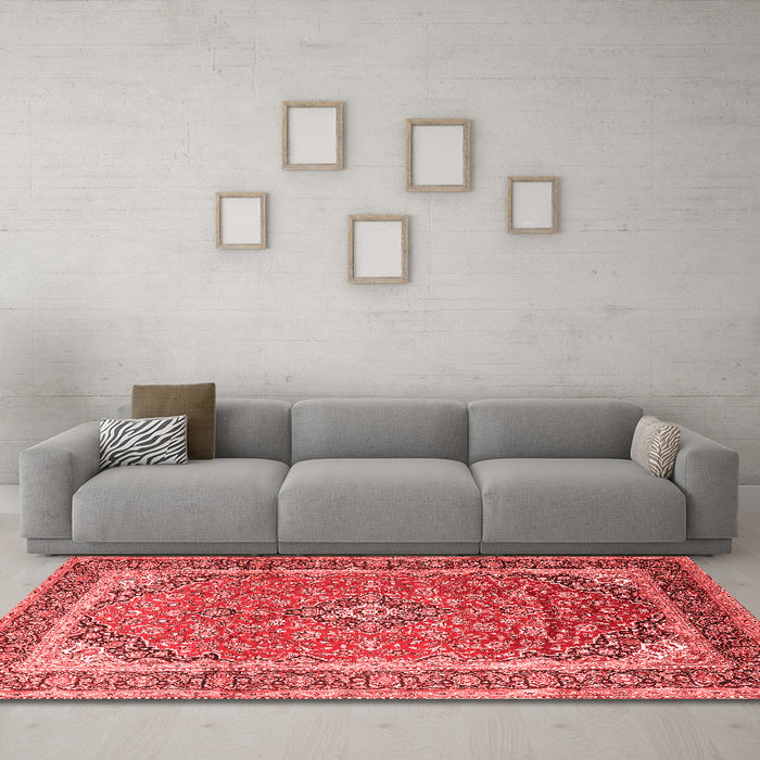 Traditional Red Washable Rugs