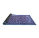 Sideview of Medallion Blue Traditional Rug, tr1256blu