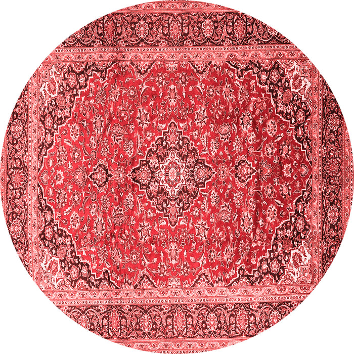 Medallion Red Traditional Rug, tr1256red