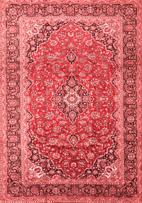 Medallion Red Traditional Rug, tr1256red