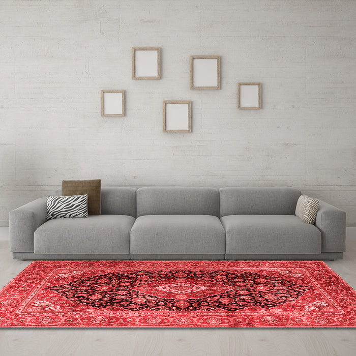 Traditional Red Washable Rugs