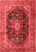 Medallion Red Traditional Area Rugs