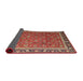 Sideview of Traditional Brown Persian Rug, tr1258