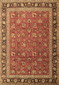 Persian Brown Traditional Rug, tr1258brn