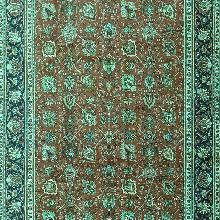 Persian Turquoise Traditional Rug, tr1258turq