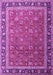 Machine Washable Persian Purple Traditional Area Rugs, wshtr1258pur