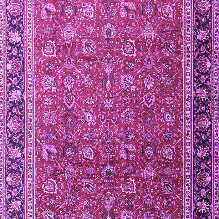 Machine Washable Persian Purple Traditional Area Rugs, wshtr1258pur