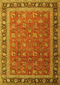 Persian Yellow Traditional Rug, tr1258yw