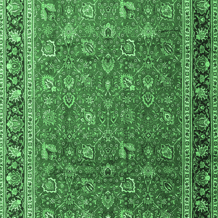 Persian Emerald Green Traditional Rug, tr1258emgrn