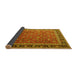 Sideview of Persian Yellow Traditional Rug, tr1258yw