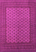 Machine Washable Persian Pink Traditional Rug, wshtr1259pnk