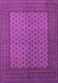 Machine Washable Persian Purple Traditional Area Rugs, wshtr1259pur