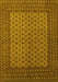 Machine Washable Persian Yellow Traditional Rug, wshtr1259yw