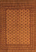 Serging Thickness of Machine Washable Persian Orange Traditional Area Rugs, wshtr1259org