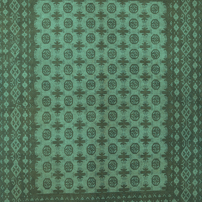 Machine Washable Persian Turquoise Traditional Area Rugs, wshtr1259turq