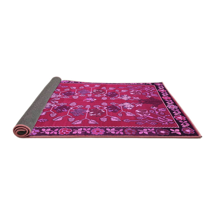 Sideview of Animal Pink Traditional Rug, tr125pnk
