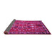 Sideview of Animal Pink Traditional Rug, tr125pnk