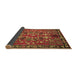 Sideview of Animal Brown Traditional Rug, tr125brn