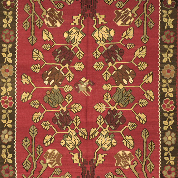 Animal Brown Traditional Rug, tr125brn