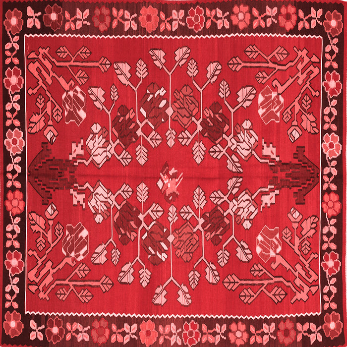 Machine Washable Animal Red Traditional Rug, wshtr125red