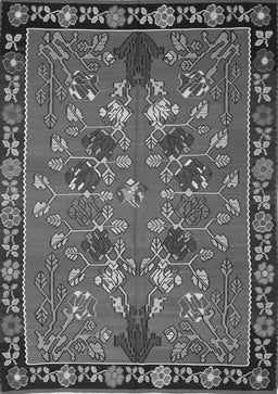 Animal Gray Traditional Rug, tr125gry