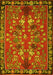 Animal Yellow Traditional Rug, tr125yw