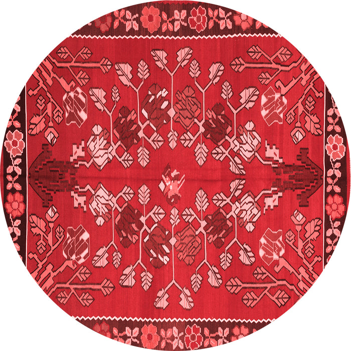 Animal Red Traditional Rug, tr125red