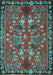 Animal Light Blue Traditional Rug, tr125lblu