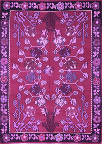 Animal Purple Traditional Rug, tr125pur