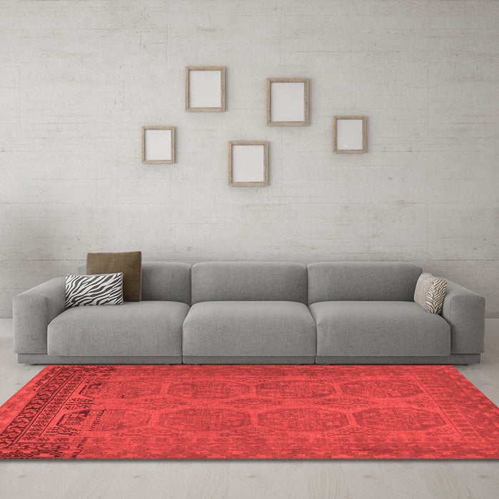 Traditional Red Washable Rugs