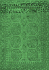 Persian Emerald Green Traditional Rug, tr1260emgrn