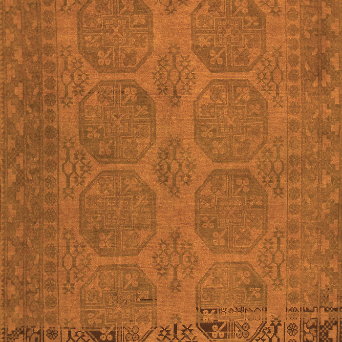 Serging Thickness of Machine Washable Persian Orange Traditional Area Rugs, wshtr1260org