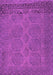 Machine Washable Persian Purple Traditional Area Rugs, wshtr1260pur