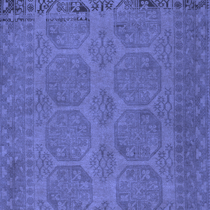 Machine Washable Persian Blue Traditional Rug, wshtr1260blu