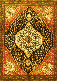 Persian Yellow Traditional Rug, tr1261yw