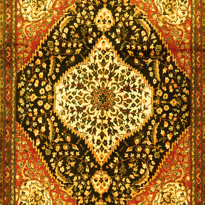 Persian Yellow Traditional Rug, tr1261yw
