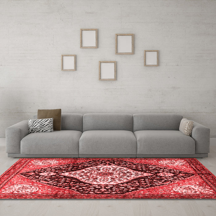 Traditional Red Washable Rugs