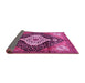 Sideview of Persian Pink Traditional Rug, tr1261pnk