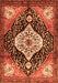 Persian Orange Traditional Rug, tr1261org