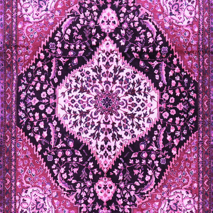 Machine Washable Persian Purple Traditional Area Rugs, wshtr1261pur